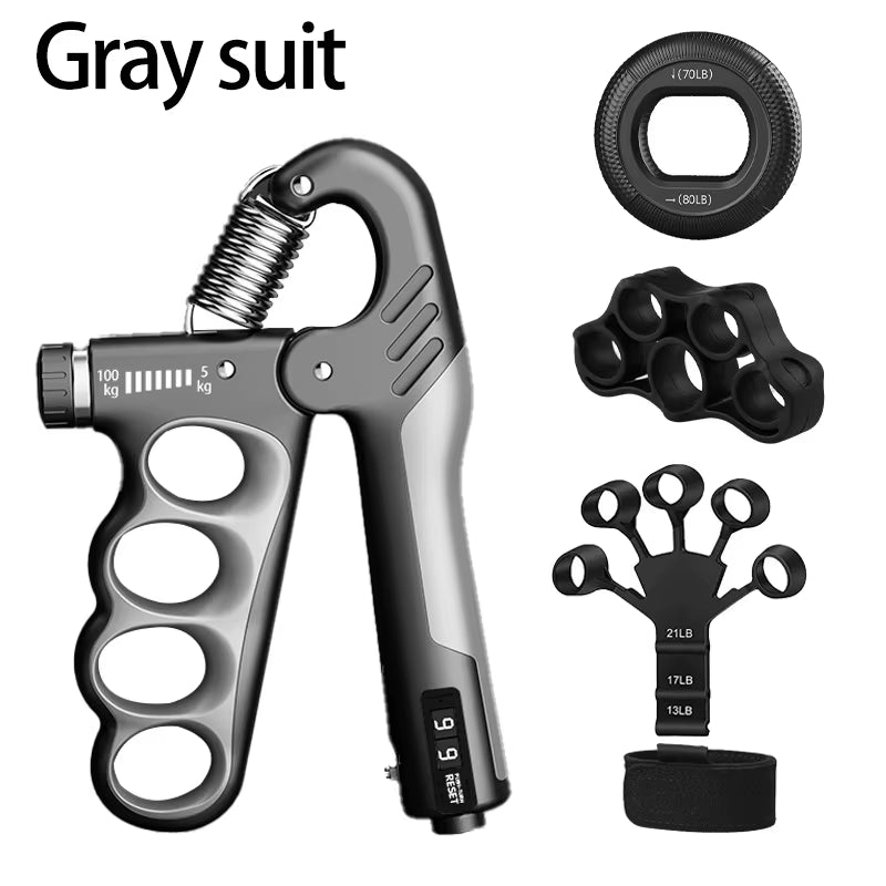 Adjustable Grip Strengthener for Enhanced Muscle Recovery - 5-150Kg Resistance for All Fitness Levels