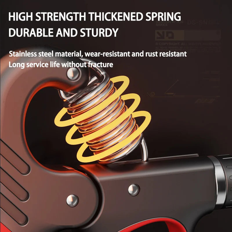 Adjustable Grip Strengthener for Enhanced Muscle Recovery - 5-150Kg Resistance for All Fitness Levels