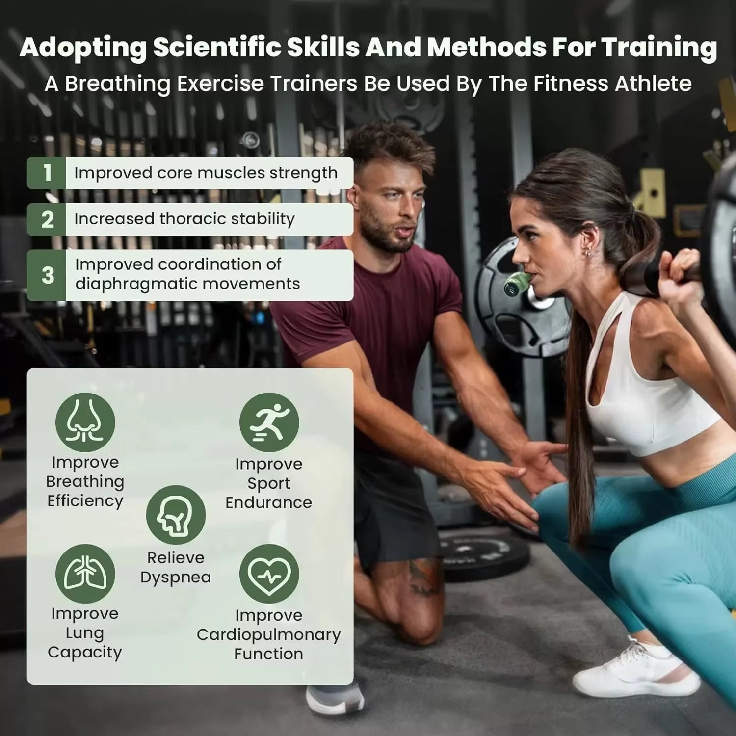Revolutionize Your Breathing with Our Professional Lung Trainer - Lightweight, Adjustable, and Perfect for All Fitness Levels!