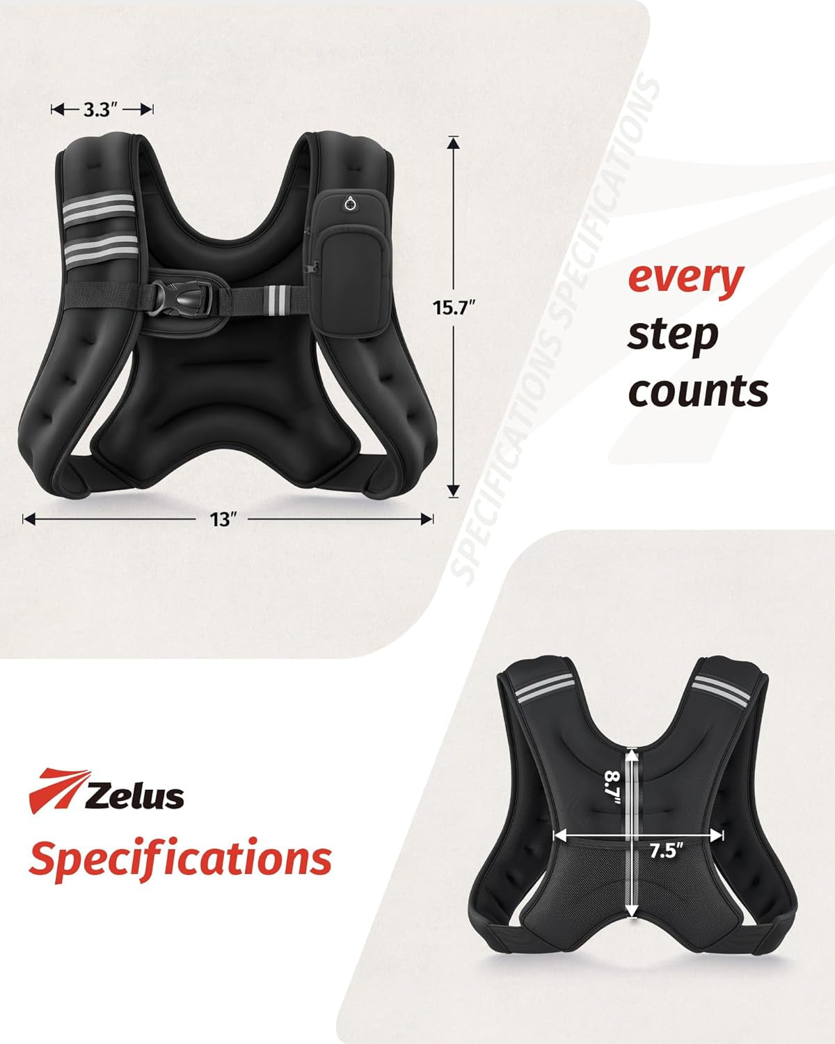 Elevate Your Fitness Game with the Ultimate 12lb Weighted Vest - Perfect for Strength Training, Running, and Muscle Building!