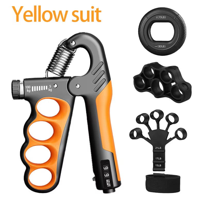 Adjustable Grip Strengthener for Enhanced Muscle Recovery - 5-150Kg Resistance for All Fitness Levels