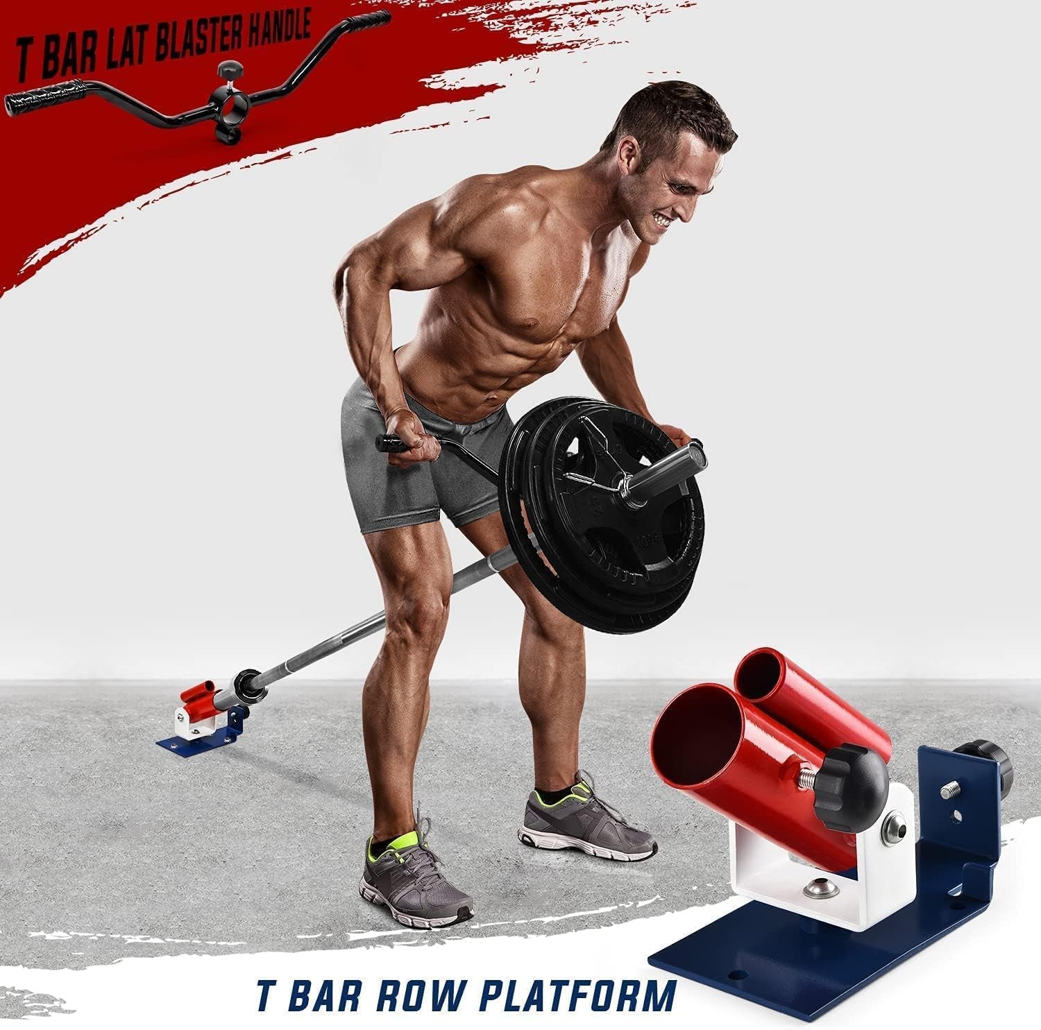 Elevate Your Workouts with the Yes4All Adjustable T Bar Row Attachment – Versatile Landmine Handle for Strength Training