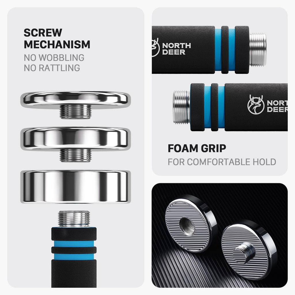 Versatile Steel Dumbbells: Ultracompact & Adjustable Chrome Weights for Home Workouts